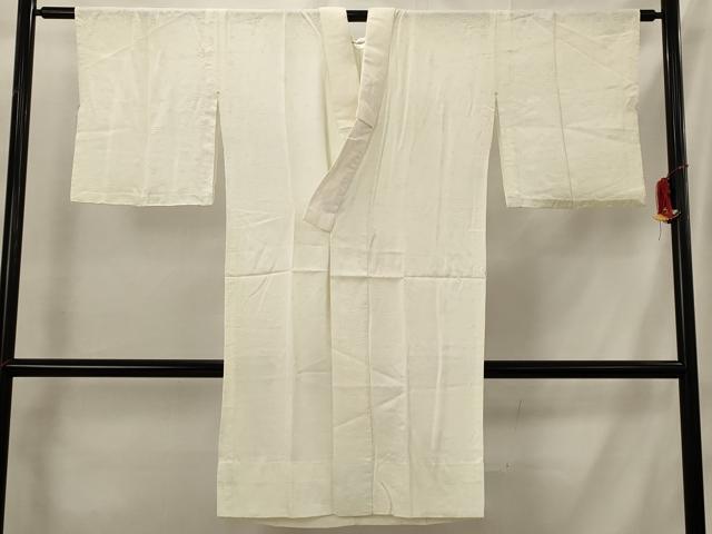 平和屋着物■長襦袢 無双仕立て 桜地紋 正絹 逸品 AABI6555st