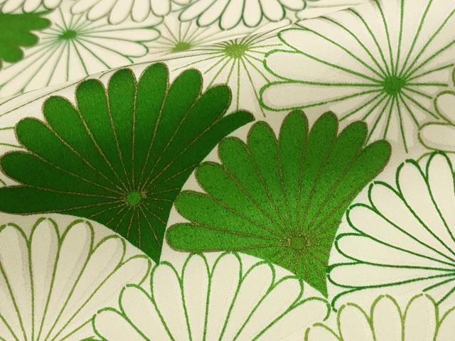平和屋着物■上質な小紋 花青海波文 金彩 正絹 逸品 AABI6556st