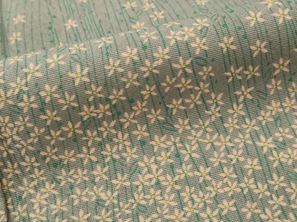 平和屋着物■上質な小紋 草花文 正絹 逸品 未使用 AABI6557st