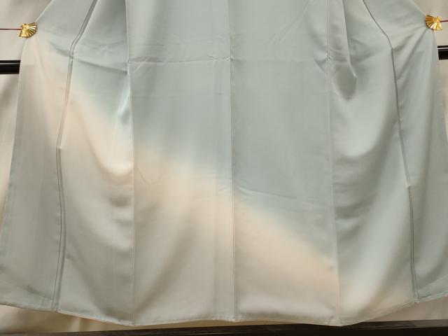 平和屋着物▽訪問着　単衣　雲重ね文　暈し染め　洗える着物　CAAV3698dy 平和屋着物▽訪問着 単衣 紬地 型染め 藤花房 正絹 逸品 AAAW1370fy