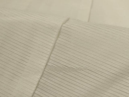 平和屋着物＊夏物 長襦袢 絽 草花紋紗 白色 正絹 逸品 AABI6569jd