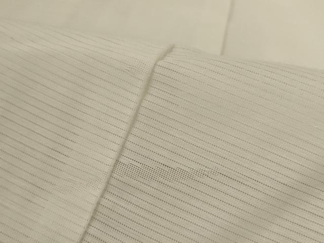 平和屋着物＊夏物 長襦袢 絽 草花紋紗 白色 正絹 逸品 AABI6569jd