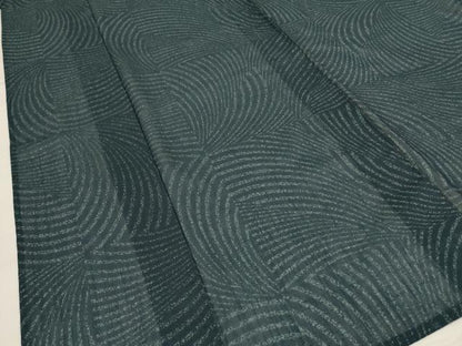 平和屋着物＊夏物　紗紬　幾何学文様　正絹　逸品　AABI6570jd