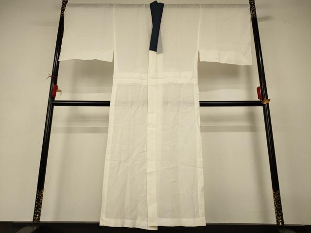 平和屋着物＊夏物 男性 長襦袢 絽 鳥の子色 正絹 逸品 AABI6573jd