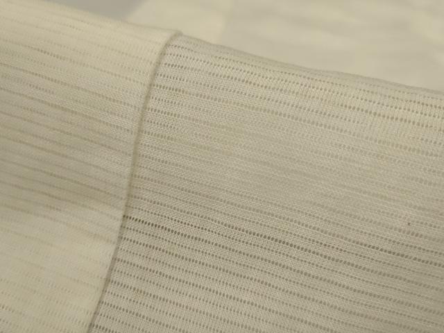 平和屋着物＊夏物 男性 長襦袢 絽 鳥の子色 正絹 逸品 AABI6573jd