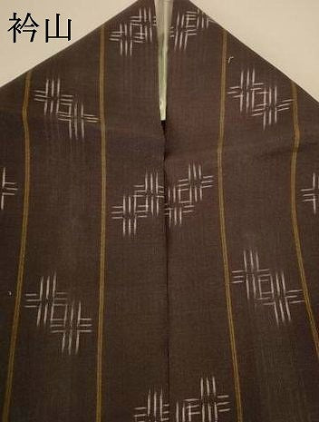 平和屋着物＊夏物 本場琉球絣 夏琉球 証紙付き 正絹 逸品 AABI6577jd