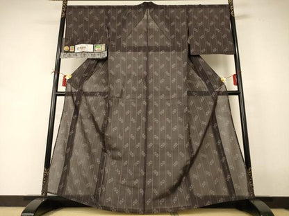 平和屋着物＊夏物 本場琉球絣 夏琉球 証紙付き 正絹 逸品 AABI6577jd