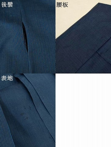 平和屋着物＊夏物 男性 馬乗り袴 縞 正絹 逸品 AABI6578jd