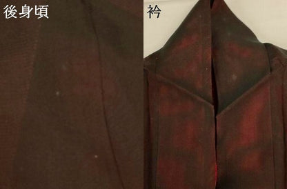 平和屋着物▽羽織　スリーシーズン　春夏秋　塵除け　雪の結晶　正絹　逸品　AABI6588jd
