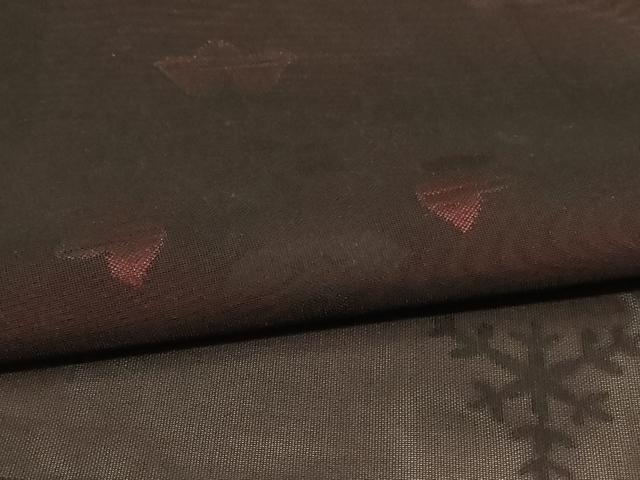 平和屋着物▽羽織　スリーシーズン　春夏秋　塵除け　雪の結晶　正絹　逸品　AABI6588jd