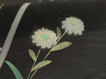 平和屋着物＊夏物 訪問着 絽 蛍 蛍暈し 金彩 正絹 逸品 AABI6589jd