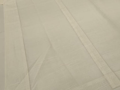 平和屋着物＊夏物 長襦袢 紗 象牙色 正絹 逸品 AABI6590jd