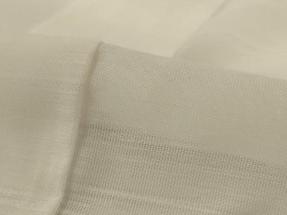 平和屋着物＊夏物 長襦袢 紗 象牙色 正絹 逸品 AABI6590jd