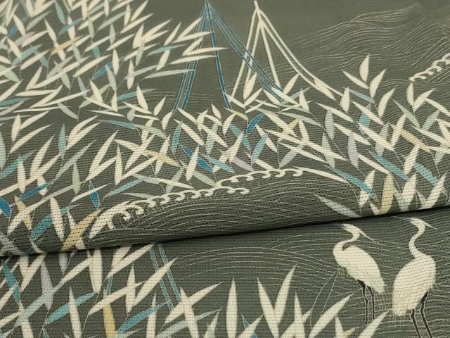 平和屋着物＊夏物 訪問着 絽 鷺 正絹 逸品 未使用 AABI6600jd