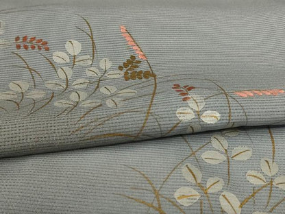 平和屋着物＊夏物 訪問着 絽 刺繍 萩 暈し染め 金彩 正絹 逸品 AABI6601jd