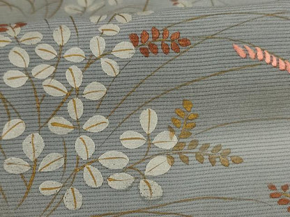平和屋着物＊夏物 訪問着 絽 刺繍 萩 暈し染め 金彩 正絹 逸品 AABI6601jd