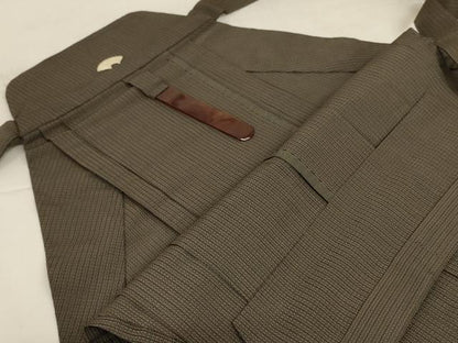 平和屋着物＊夏物 男性 行灯袴 縞 正絹 逸品 AABI6604jd