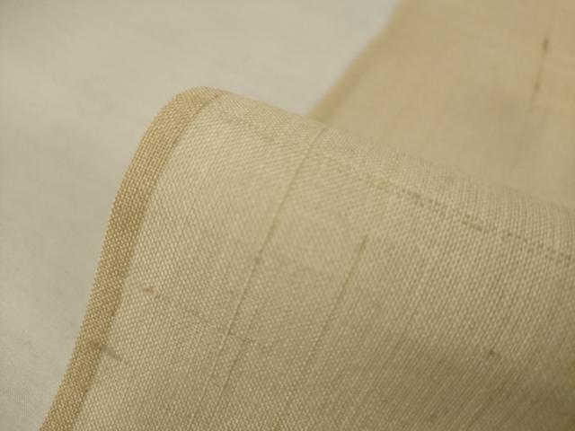 平和屋着物＊夏物 紗紬 枯色 正絹 逸品 AABI6612jd