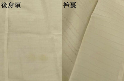 平和屋着物＊夏物 洗える最高級着物 ＜英＞はなぶさ謹製 長襦袢 絽 白色 たとう紙付き 洗える着物 AABI6618jd
