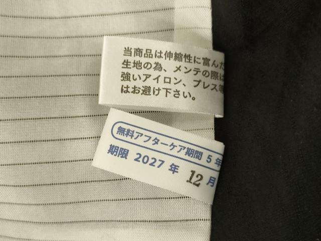平和屋着物＊夏物 色無地 網目紋紗 蝋色 BANKANわものや 反端付き 正絹 逸品 AABI6622jd