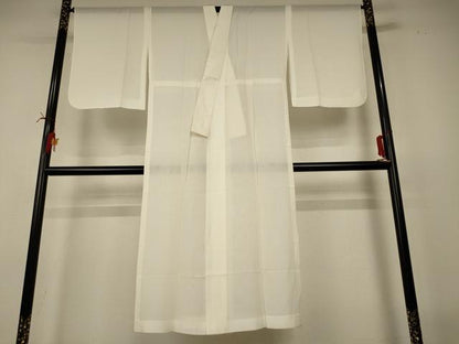 平和屋着物＊夏物 長襦袢 絽 生成り色 正絹 逸品 AABI6623jd