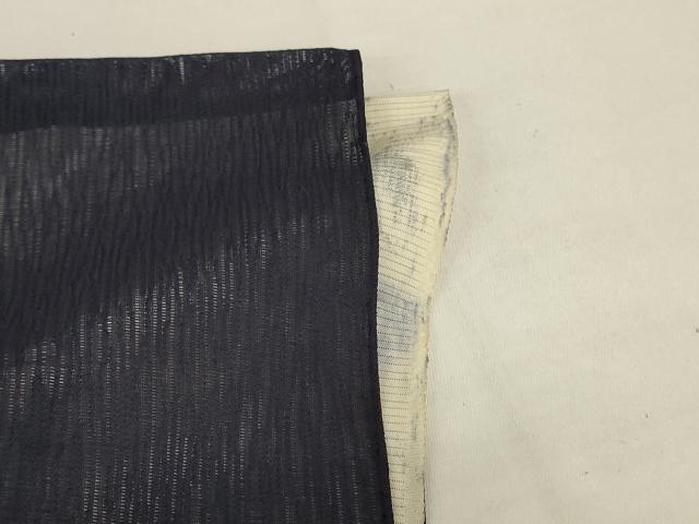 平和屋着物＊夏物 男性 訪問着 縦絽 幾何学文様 キングサイズ 正絹 逸品 AABI6628jd