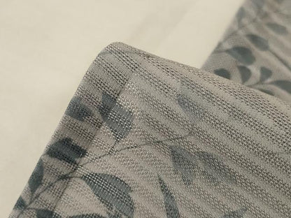 平和屋着物＊夏物　訪問着　絽　駒刺繍　流水草花文　金彩　正絹　逸品　AABI6639jd