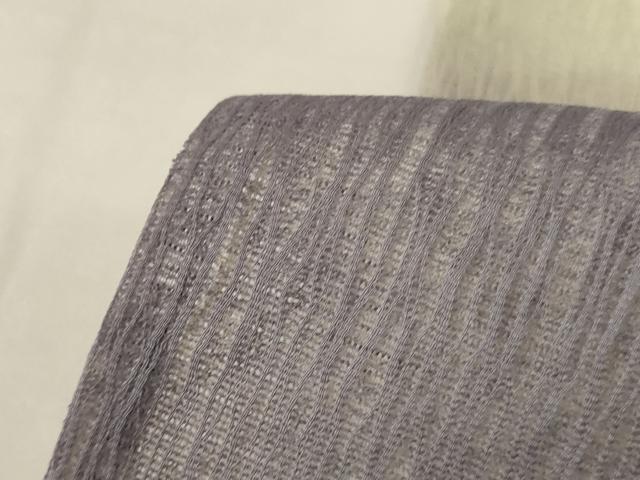 平和屋着物▽訪問着　無双　紗袷　紗×絽　草花文　暈し染め　正絹　逸品　AABI6644jd