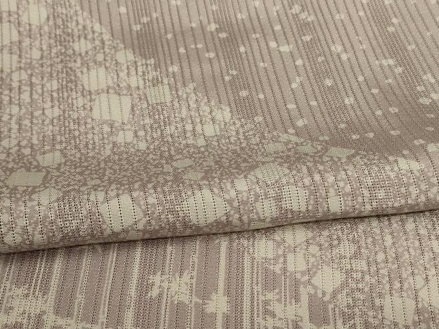 平和屋着物＊夏物 男性 訪問着 縦絽 箔散らし文様 キングサイズ 正絹 逸品 未使用 AABI6646jd