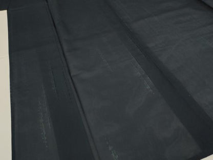平和屋着物＊夏物 小紋 紗 幾何学文様 正絹 逸品 AABI6648jd