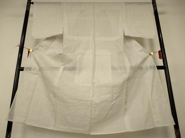 平和屋着物＊夏物 男性 上布 絣柄 麻 逸品 AABI6651jd