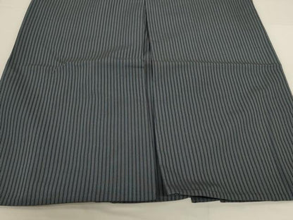 平和屋着物＊夏物　男性　馬乗り袴　縞　正絹　逸品　AABI6659jd