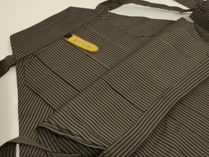 平和屋着物＊夏物　男性　行灯袴　縞　正絹　逸品　AABI6660jd
