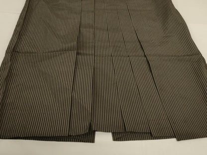 平和屋着物＊夏物　男性　行灯袴　縞　正絹　逸品　AABI6660jd