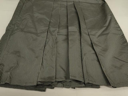 平和屋着物＊夏物 男性 行灯袴 縞 正絹 逸品 AABI6661jd