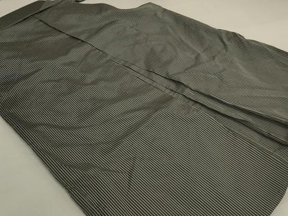 平和屋着物＊夏物 男性 行灯袴 縞 正絹 逸品 AABI6661jd