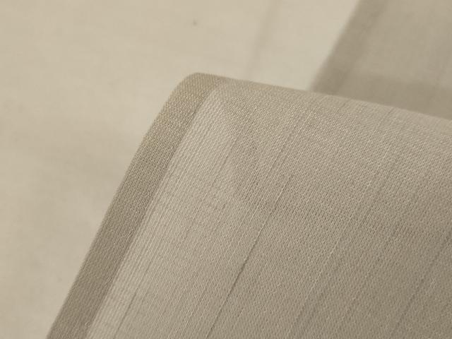 平和屋着物＊夏物　結城紬　夏結城　亀甲絣　草花文　正絹　逸品　AABI6669jd