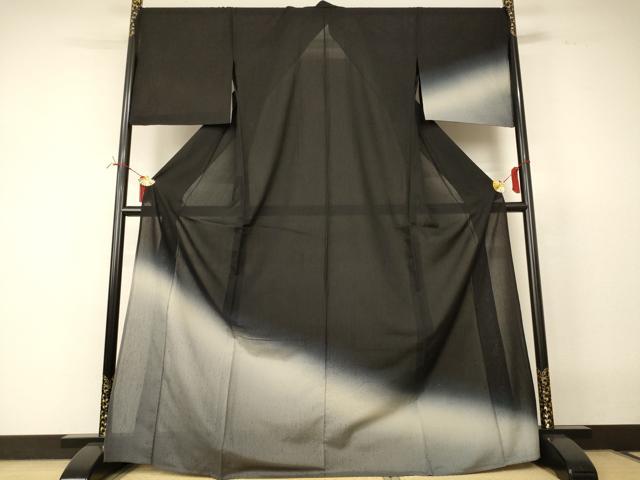 平和屋着物＊夏物 訪問着 紗 霞文 ロング丈 正絹 逸品 AABI6674jd