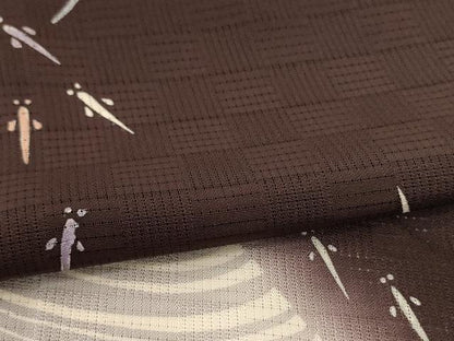 平和屋着物＊夏物　男性　訪問着　変わり絽　メダカ　暈し染め　キングサイズ　正絹　逸品　AABI6687jd