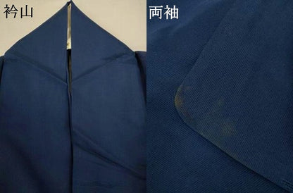 平和屋着物＊夏物　色無地　霞紋紗　褐返色　正絹　逸品　AABI6695jd