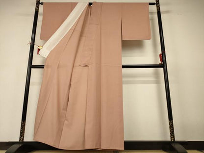 平和屋着物＊夏物　江戸小紋　絽　鮫小紋柄　正絹　逸品　AABI6712jd