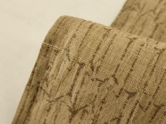 平和屋着物＊夏物　小紋　紗　幾何学文様　正絹　逸品　AABI6717jd
