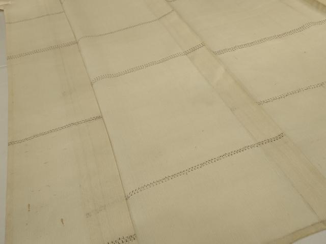 平和屋着物＊夏物　絹芭蕉　横段文　正絹　逸品　AABI6718jd