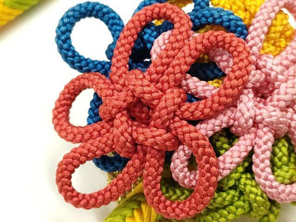 平和屋着物●和装小物　振袖用帯締め　装飾　飾り紐　金糸　正絹　逸品　未使用　AABI6724ay