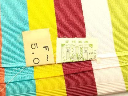 平和屋着物▼和装小物　伊達締め3点　本場筑前博多織　証紙付き　正絹　逸品　全て未使用　AABI6741ay