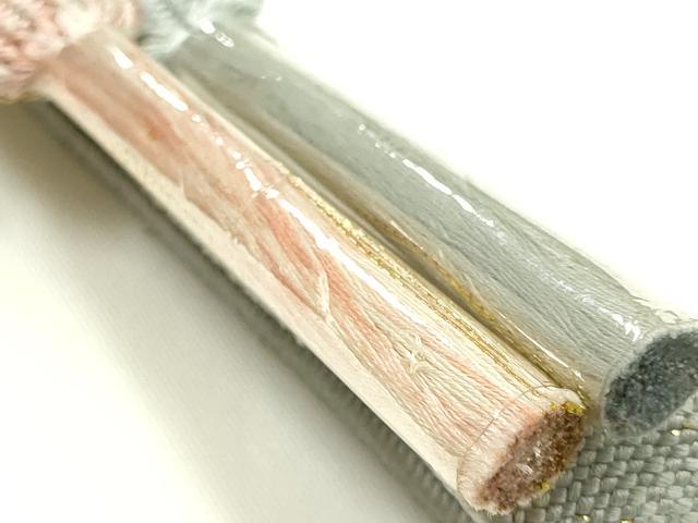 平和屋着物▼和装小物　上質な帯締め　高麗組 綾出し　金糸　暈し　正絹　逸品　未使用　AABI6750ay