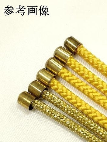 平和屋着物●和装小物　振袖用帯締め　装飾　ラインストーン　パール　金糸　逸品　AABI6761ay