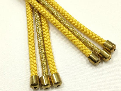 平和屋着物●和装小物　振袖用帯締め　装飾　ラインストーン　パール　金糸　逸品　AABI6761ay
