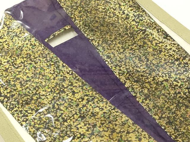 平和屋着物▼和装小物 重ね衿まとめて5点 花やわらぎ 金糸 金銀彩 暈し染め 逸品 未使用品あり AABI6786ay