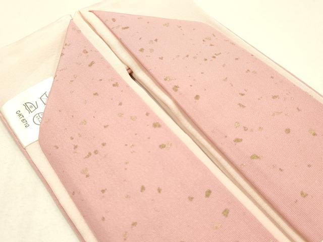 平和屋着物▼和装小物　重ね衿まとめて5点　源氏文様　箔散らし　金銀糸　金銀彩　暈し染め　逸品　未使用品あり　AABI6789ay